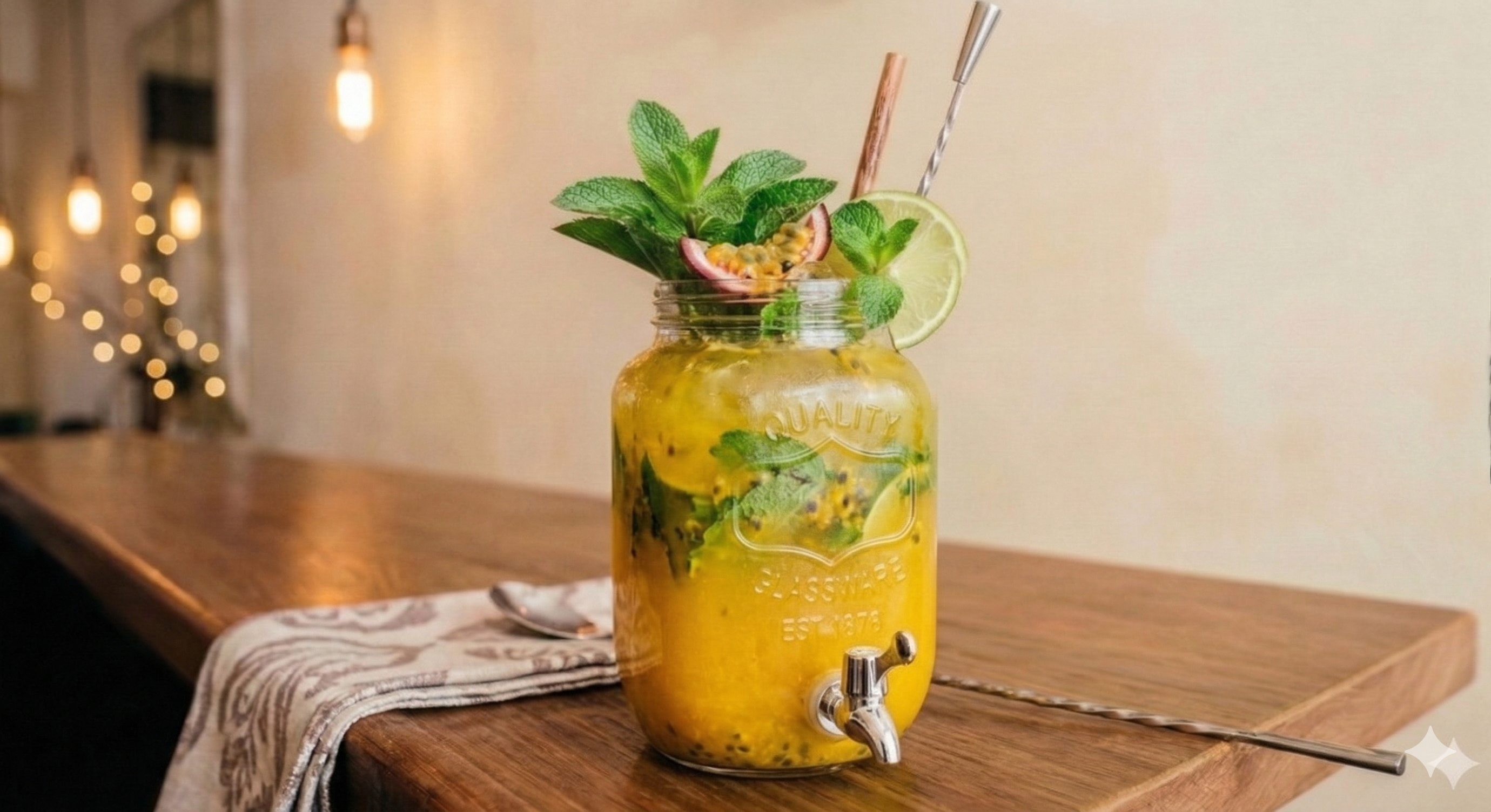 Punch Planteur CocktailHubert, punch antillais fontaine 12 litres